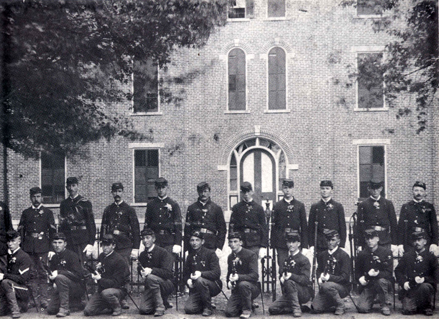 The Covington Guards in the 1890s. (Photo provided by Lee Harmon)